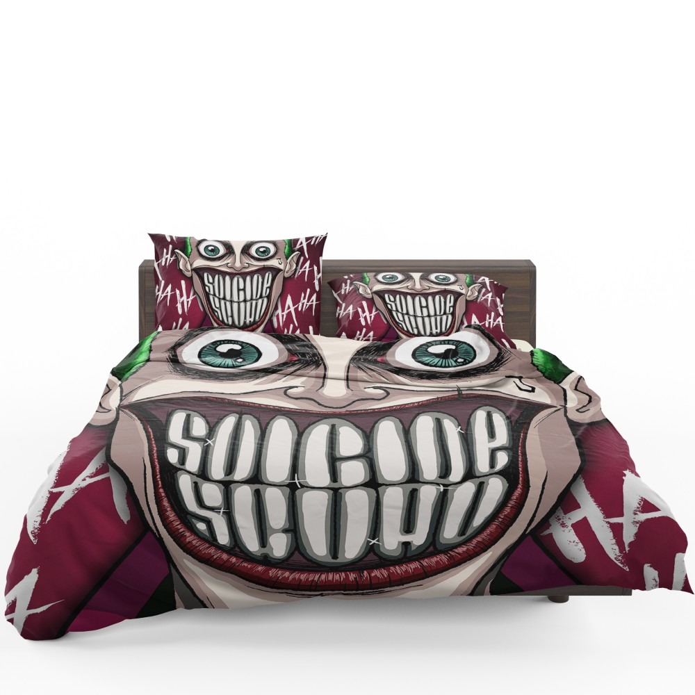 Suicide Squad Movie DC Comics Joker Bedding Set - Custom Bedding Set