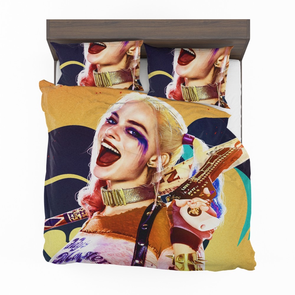 Alternative view of Suicide Squad Movie Harley Quinn Margot Robbie Bedding Set - Custom Bedding Set