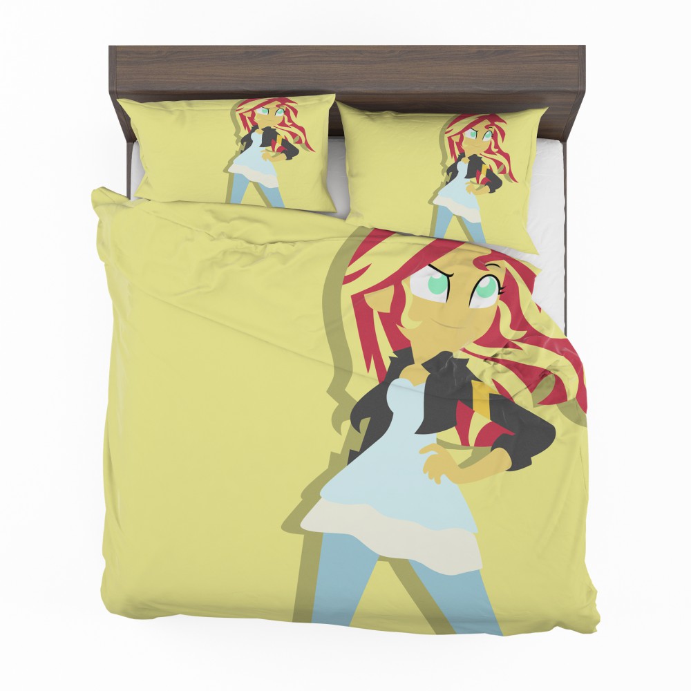 Alternative view of Sunset Shimmer My Little Pony Friendship Is Magic Bedding Set - Custom Bedding Set