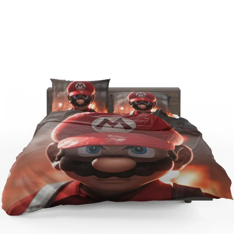 Super Mario Characters Mushroom Kingdom Quest Bedding Set - Custom Bedding Set