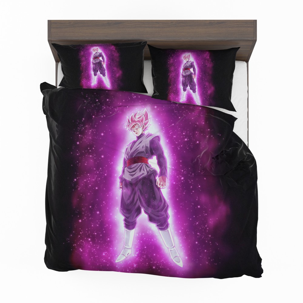 Alternative view of Super Saiyan Rose Goku Black Dragon Ball Super Bedding Set - Custom Bedding Set