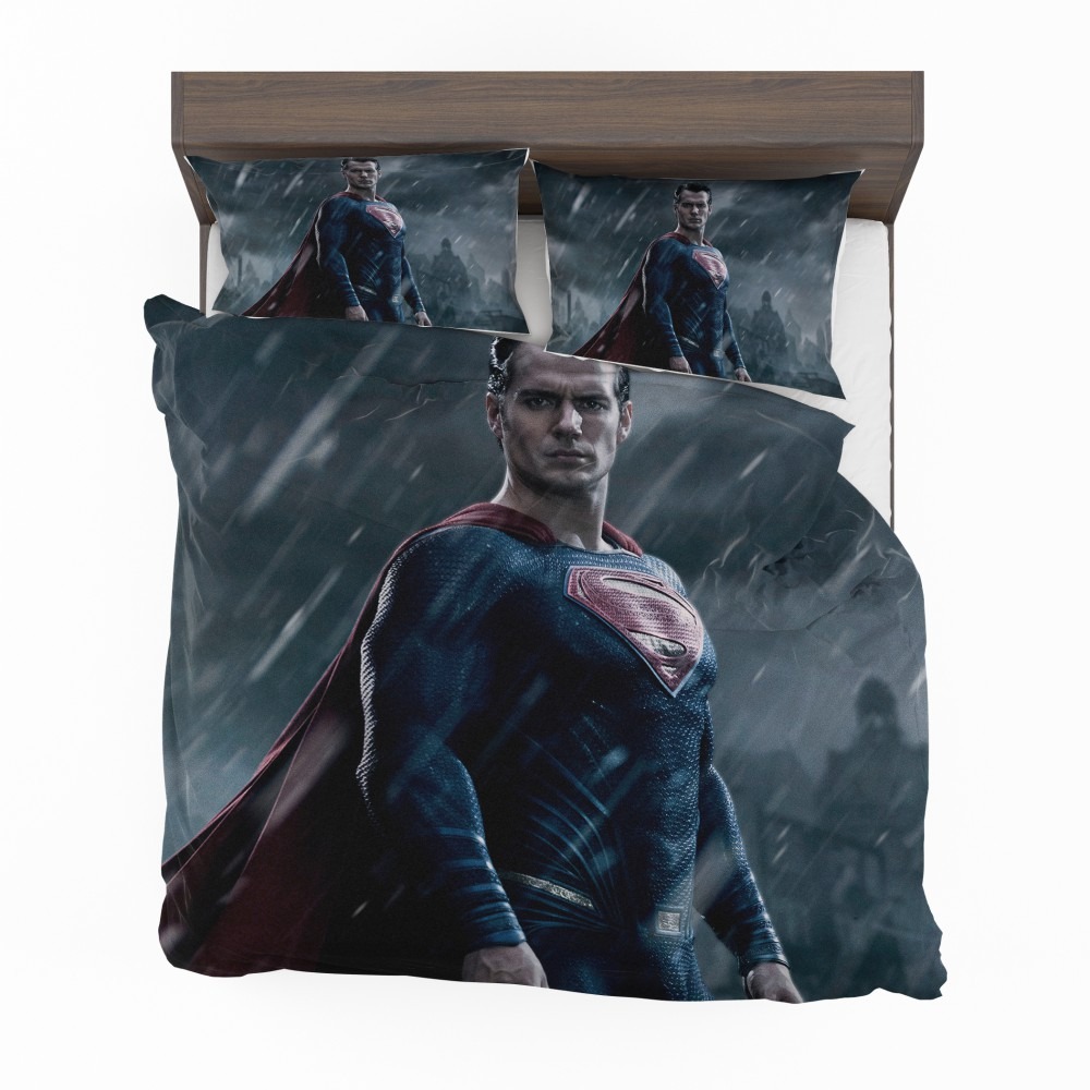 Alternative view of Superman In Batman V Superman Dawn Of Justice Movie Bedding Set - Custom Bedding Set