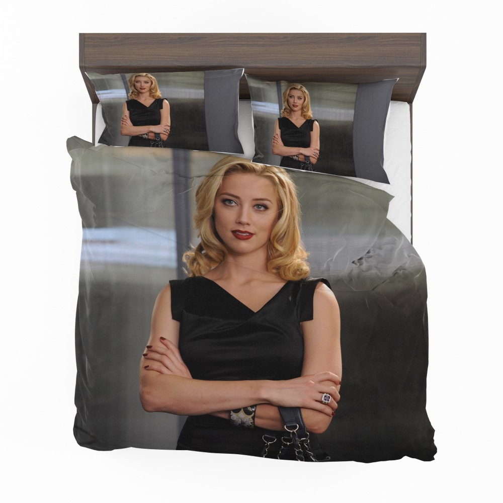 Alternative view of Syrup Movie Amber Heard Blonde Bedding Set - Custom Bedding Set