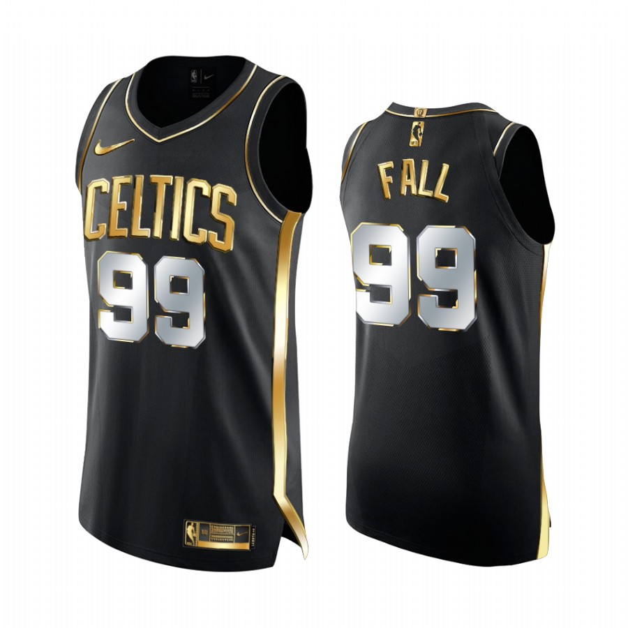 Tacko Fall Boston Celtics Black Golden 2020-21 Basketball Jersey Limited Edition