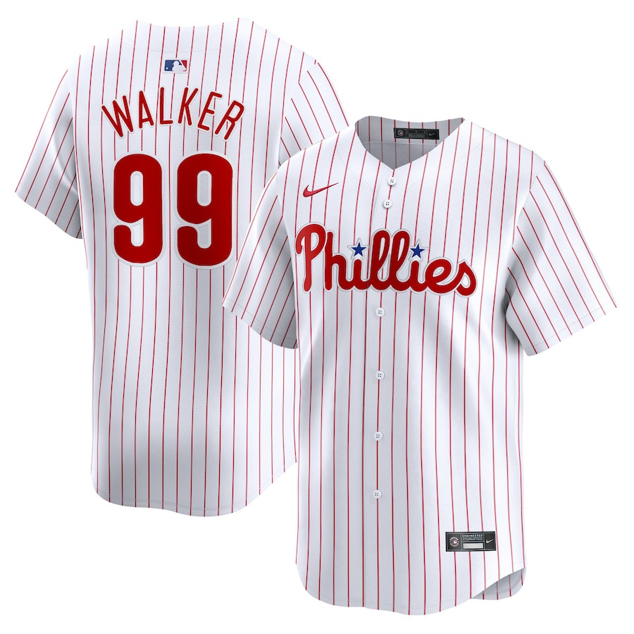 Taijuan Walker 99 Philadelphia Phillies Home Limited Player Men Baseball Jersey - White 