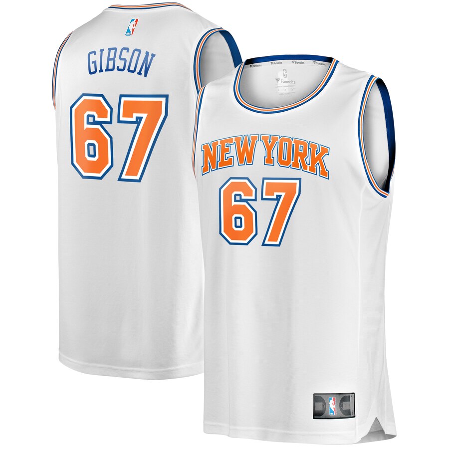 Taj Gibson New York Knicks Fanatics Branded Youth Fast Break Replica Player Basketball Jersey - Statement Edition - White