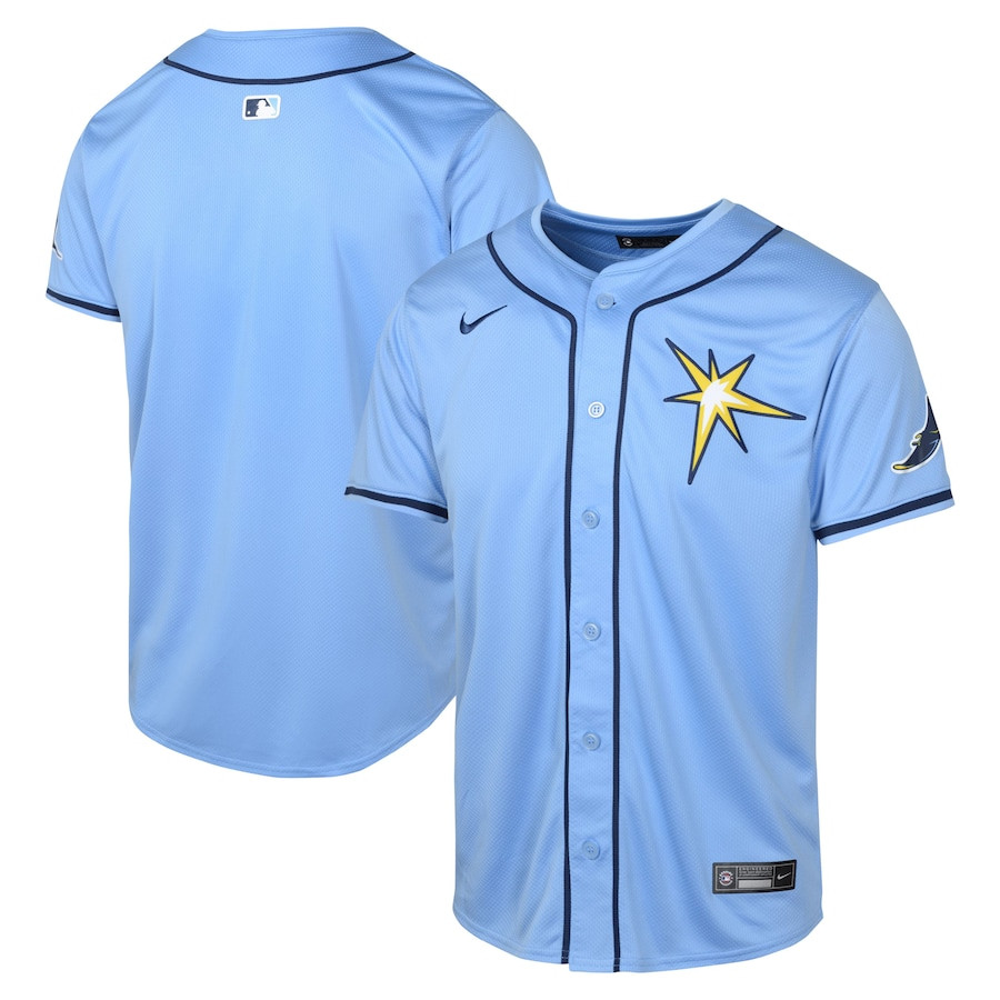 Tampa Bay Rays Alternate Limited YOUTH Jersey - Light Blue - JS399 