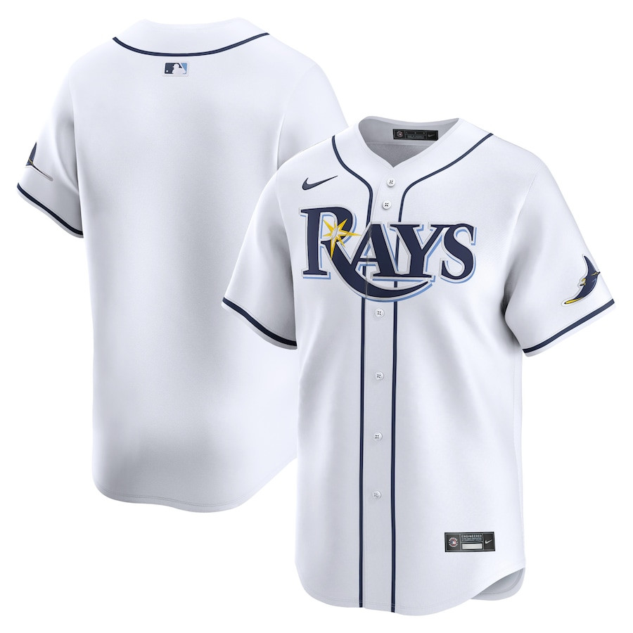 Tampa Bay Rays Home Limited YOUTH Jersey - White - JS683 