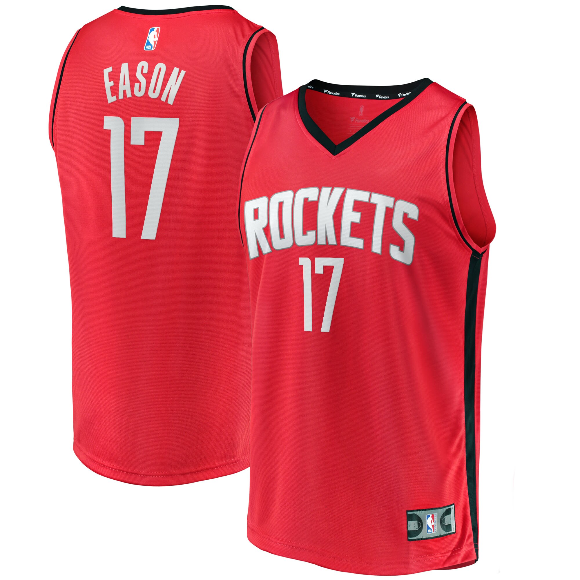 Tari Eason Houston Rockets Fanatics Fast Break Replica Player Basketball Jersey - Icon Edition - Red