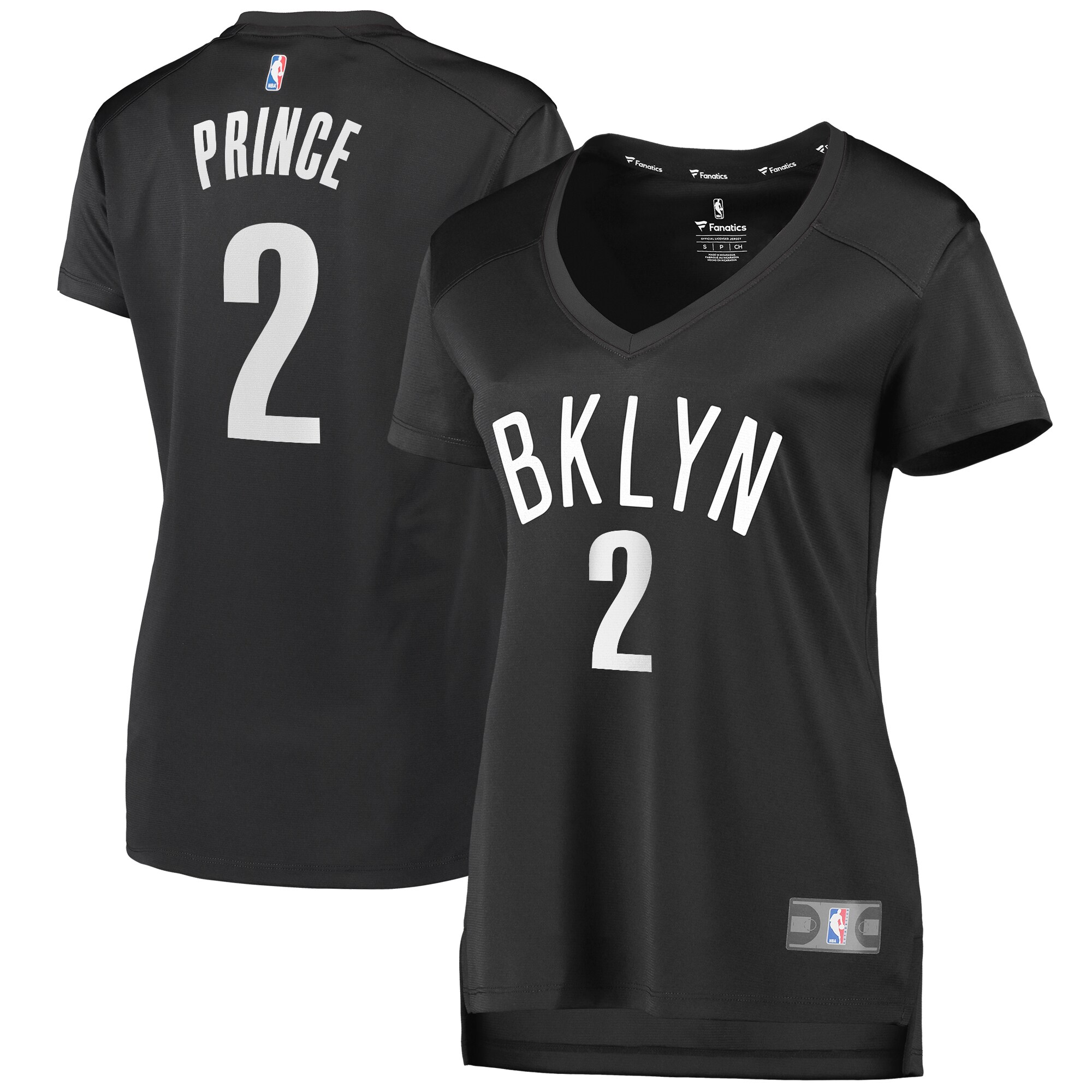 Taurean Prince Brooklyn Nets Fanatics Women's Fast Break Replica Basketball Jersey Black - Statement Edition