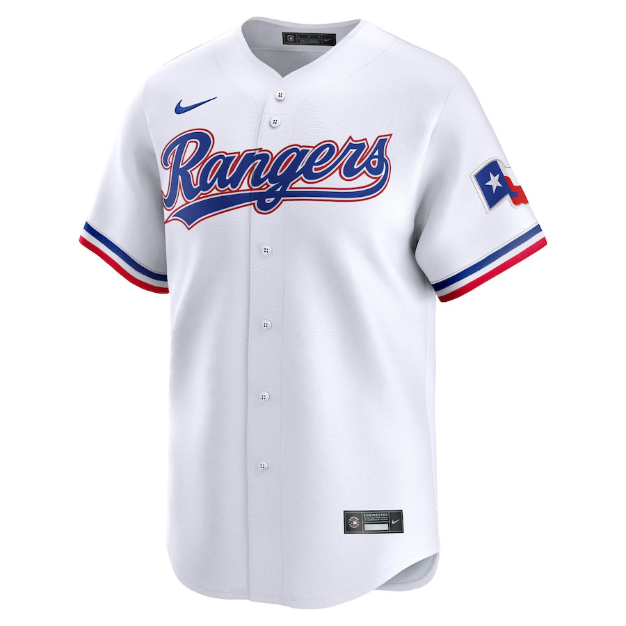 Alternative view of Taylor Hearn 52 Texas Rangers Home Limited Player Men Baseball Jersey - White - JS763 