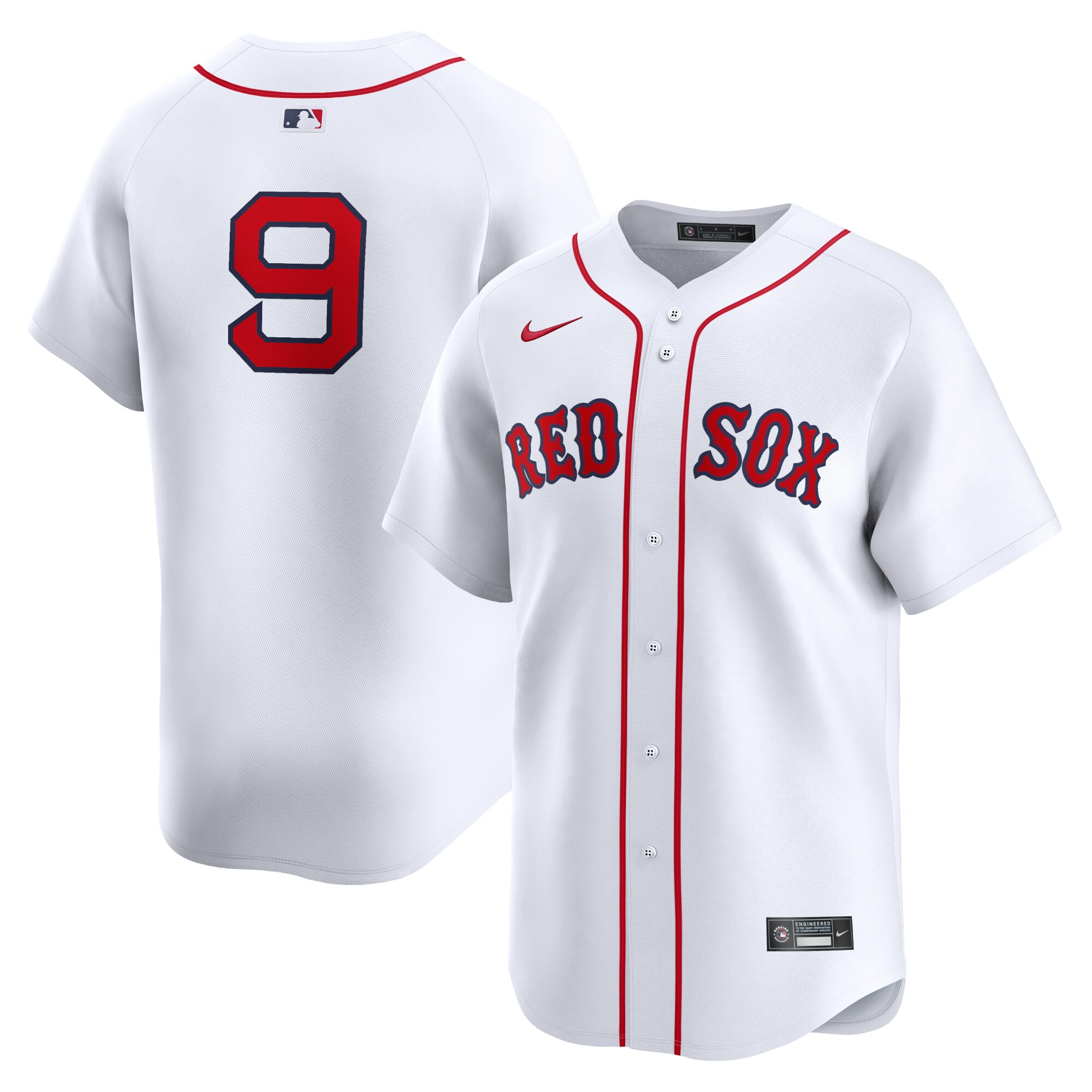 Ted Williams Boston Red Sox Home Limited Player Baseball Jersey - White