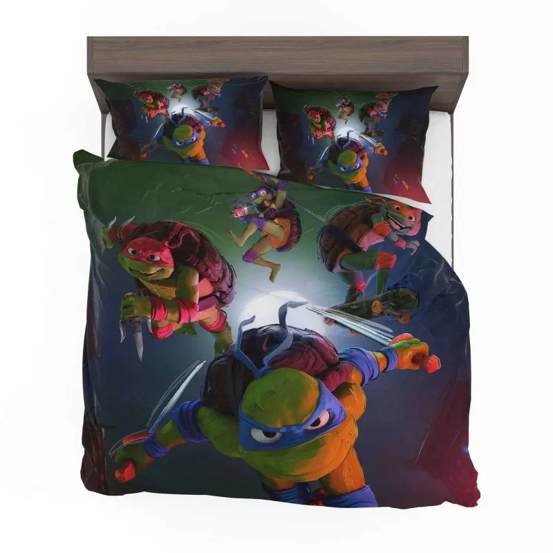 Alternative view of Teenage Mutant Ninja Turtles Mutant Mayhem Unleashed Bedding Set - Custom Bedding Set