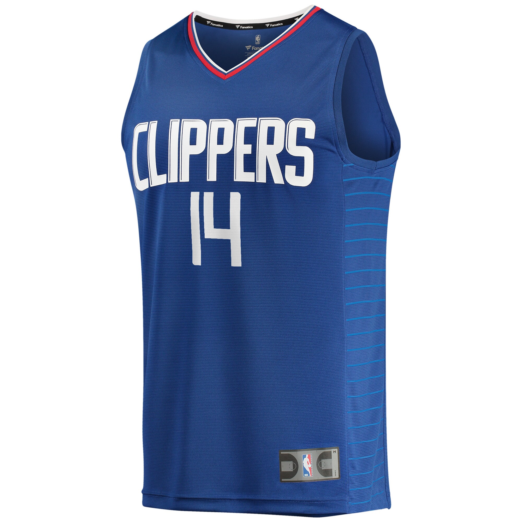 Alternative view of Terance Mann La Clippers Fanatics Youth Fast Break Player Basketball Jersey - Icon Edition - Royal