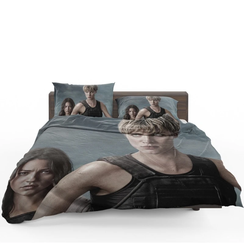 Terminator Dark Fate Movie Grace Mackenzie Davis Natalia Reyes Bedding Set - Custom Bedding Set