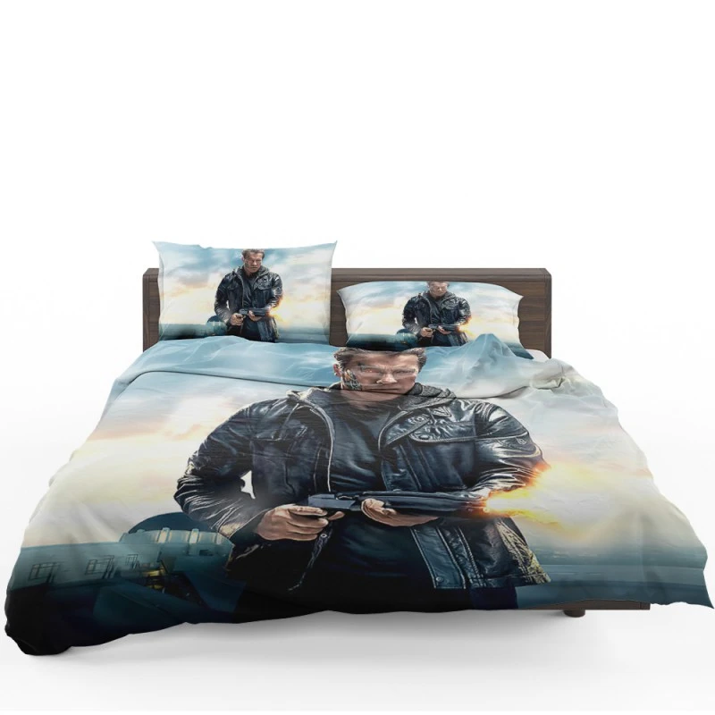 Terminator Genisys Movie Arnold Schwarzenegger Bedding Set - Custom Bedding Set