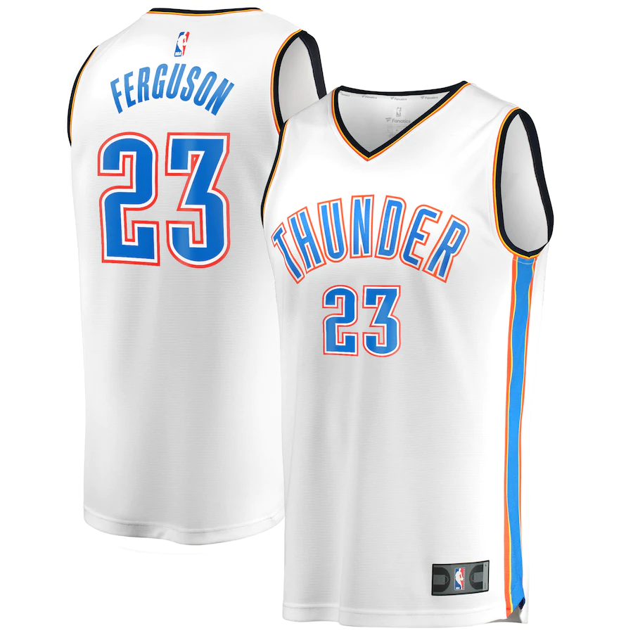 Terrance Ferguson Oklahoma City Thunder Fanatics Branded Fast Break Player Basketball Jersey - Association Edition - White