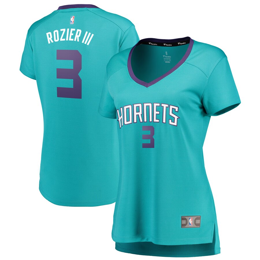 Terry Rozier Charlotte Hornets Fanatics Branded Women's Fast Break Replica Basketball Jersey Teal - Icon Edition
