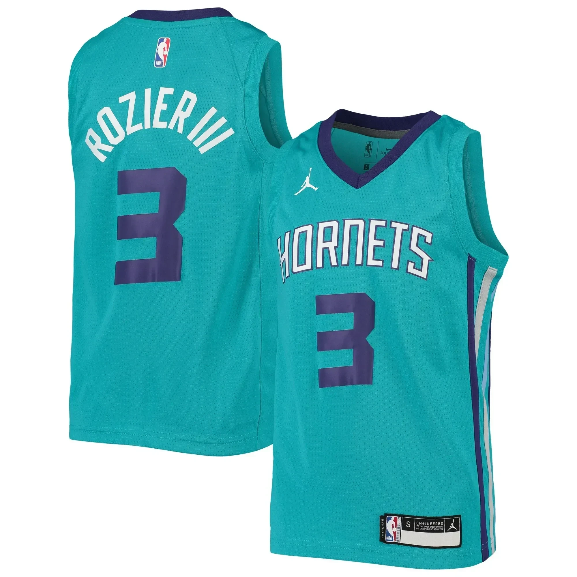 Terry Rozier Charlotte Hornets Youth Team Swingman Basketball Jersey - Teal - JS475 