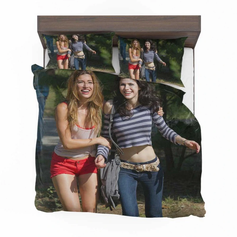 Alternative view of Texas Chainsaw 3D Movie Alexandra Daddario Tania Raymonde Bedding Set - Custom Bedding Set