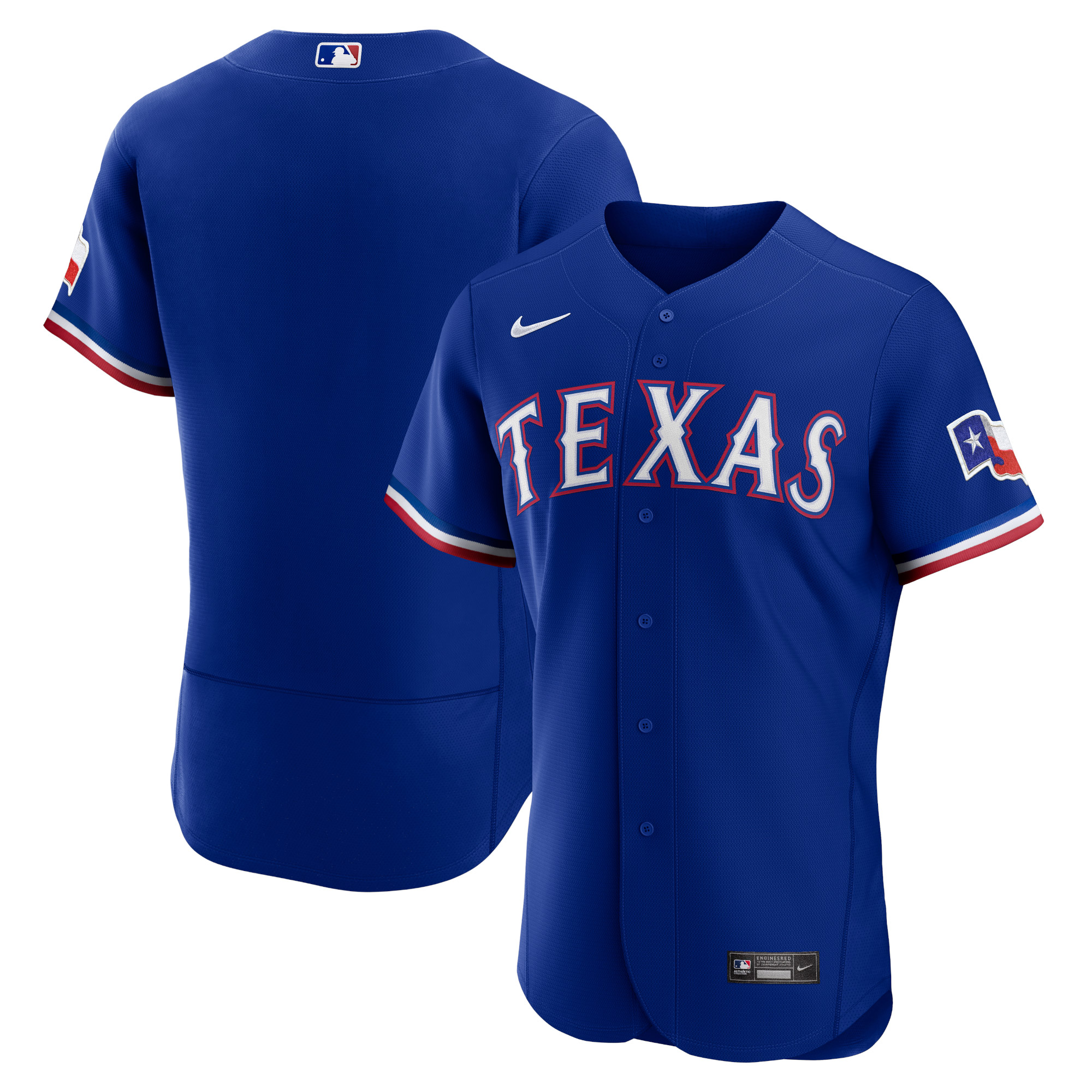 Texas Rangers Alternate Authentic Team Baseball Jersey - Royal