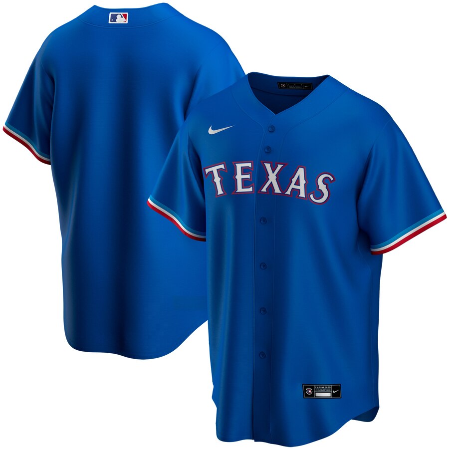 Texas Rangers Youth Alternate 2020 Replica Team Baseball Jersey - Royal