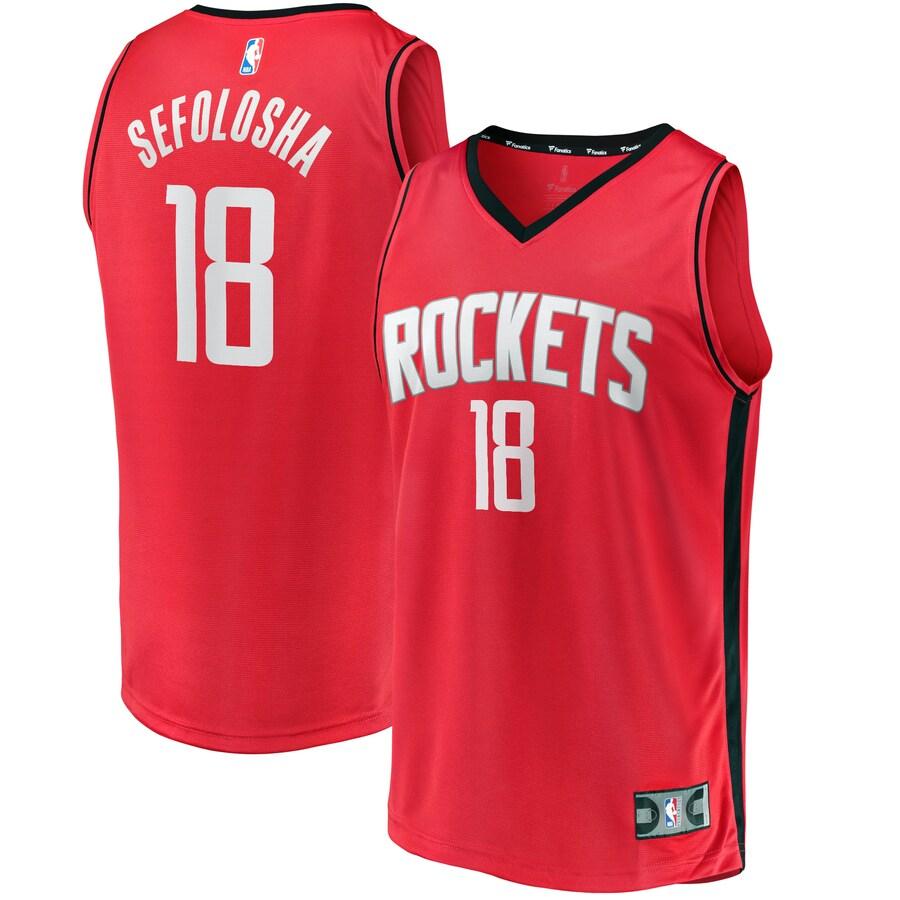 Thabo Sefolosha Houston Rockets Fanatics Branded Fast Break Player Basketball Jersey - Icon Edition - Red
