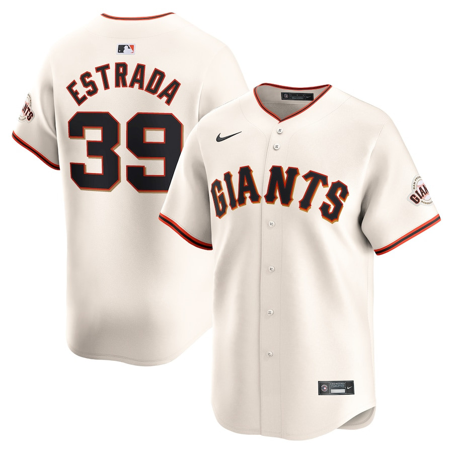 Thairo Estrada 39 San Francisco Giants Home Limited Men Baseball Jersey - Cream 