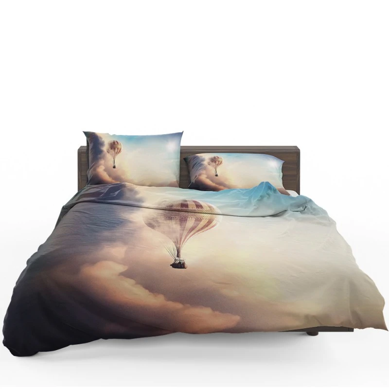 The Aeronauts Movie Hot Air Balloon Bedding Set - Custom Bedding Set