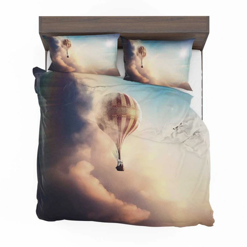 Alternative view of The Aeronauts Movie Hot Air Balloon Bedding Set - Custom Bedding Set