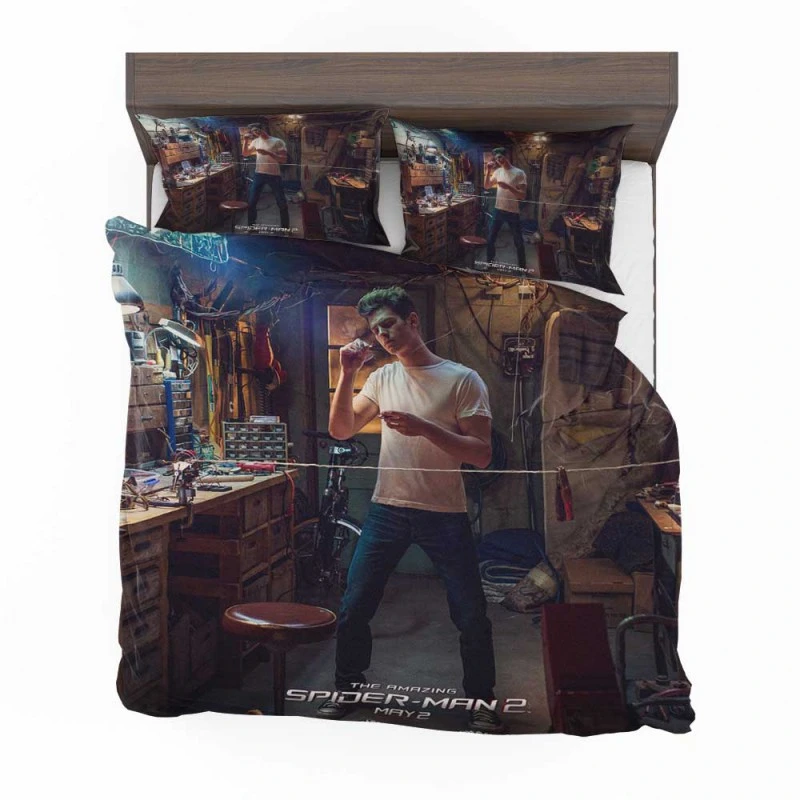 Alternative view of The Amazing Spider-Man 2 Movie Andrew Garfield Bedding Set - Custom Bedding Set
