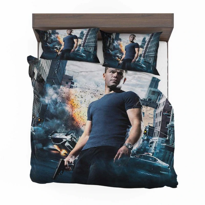 Alternative view of The Bourne Ultimatum Movie Matt Damon Bedding Set - Custom Bedding Set