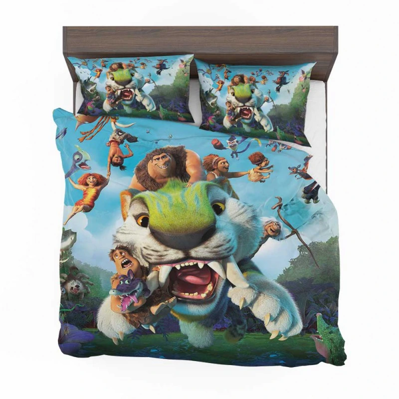 Alternative view of The Croods A New Age Movie Eep Guy Bedding Set - Custom Bedding Set
