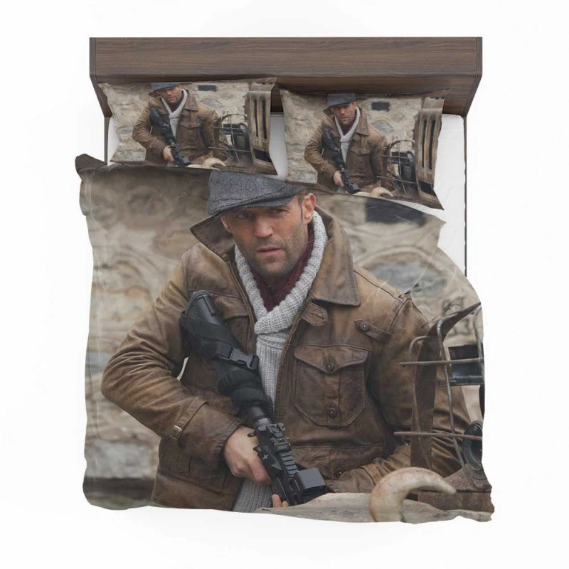 Alternative view of The Expendables 2 Movie Jason Statham Lee Christmas Bedding Set - Custom Bedding Set