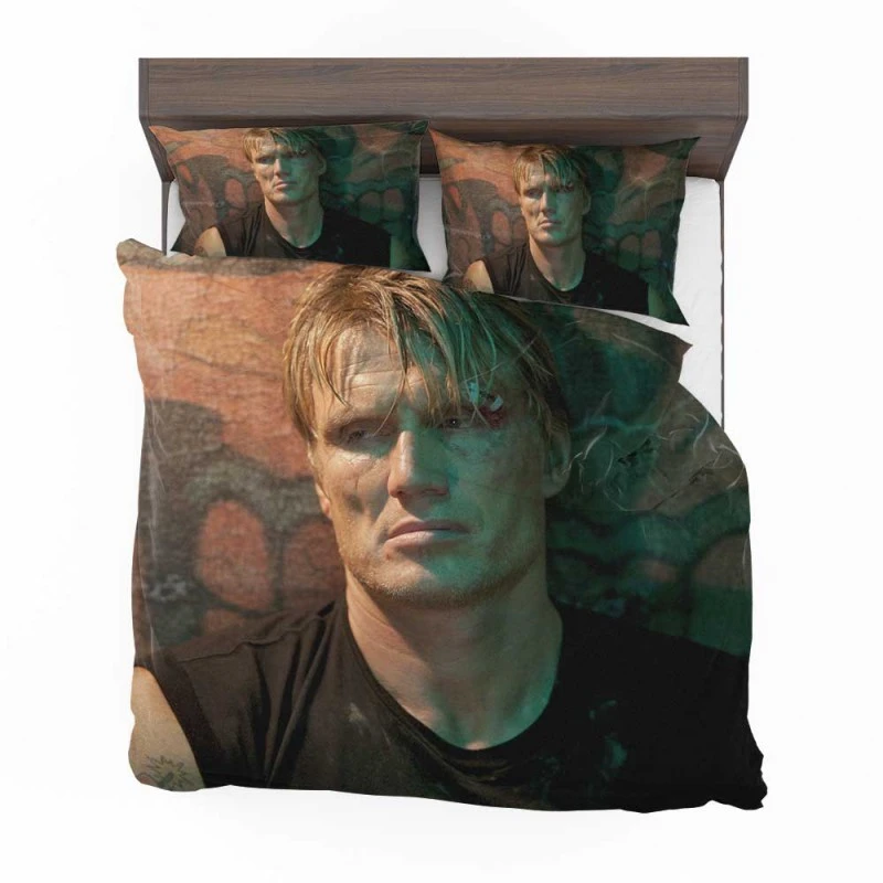 Alternative view of The Expendables Movie Gunnar Jensen Dolph Lundgren Bedding Set - Custom Bedding Set