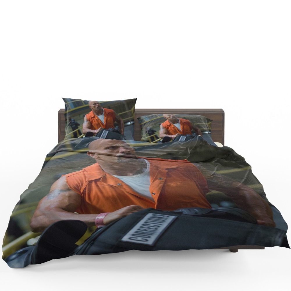 The Fate Of The Furious Movie Dwayne Johnson Luke Hobbs Bedding Set - Custom Bedding Set