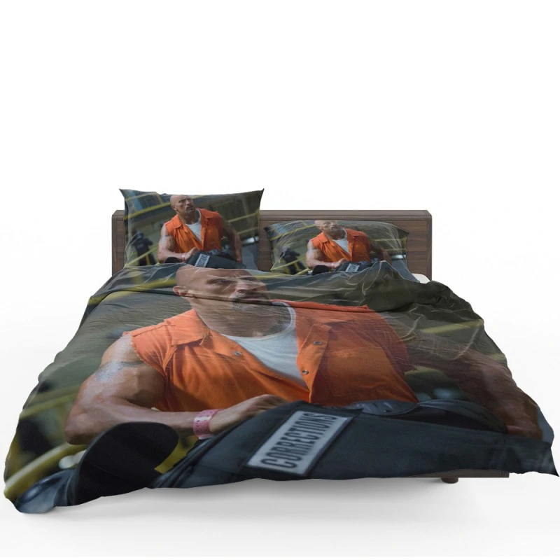 The Fate Of The Furious Movie Luke Hobbs Bedding Set - Custom Bedding Set