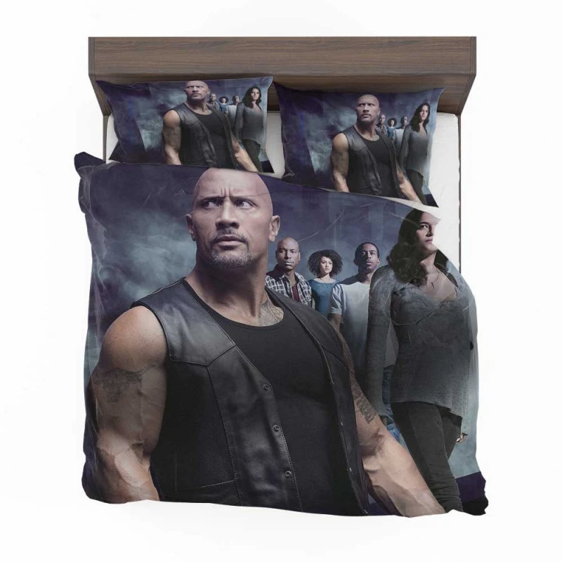 Alternative view of The Fate Of The Furious Movie Poster Bedding Set - Custom Bedding Set