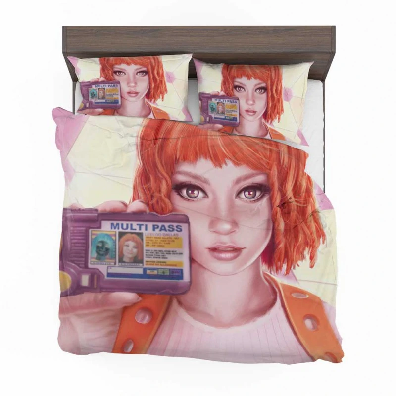 Alternative view of The Fifth Element Movie Leeloo Bedding Set - Custom Bedding Set