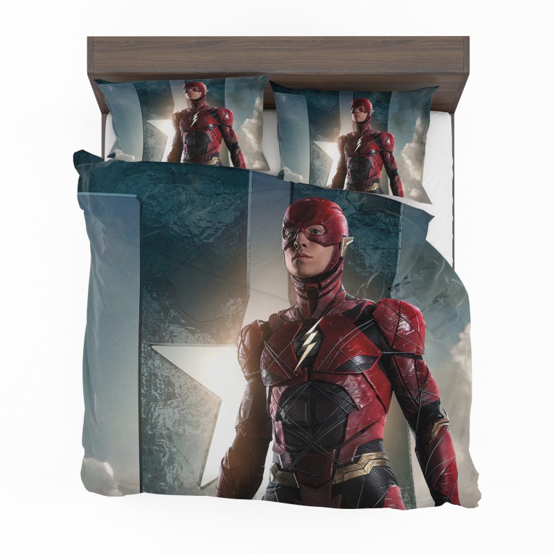 Alternative view of The Flash Justice League Bedding Set - Custom Bedding Set
