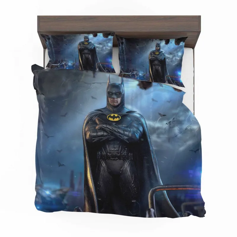 Alternative view of The Flash Movie Batcaves Secret Bedding Set - Custom Bedding Set