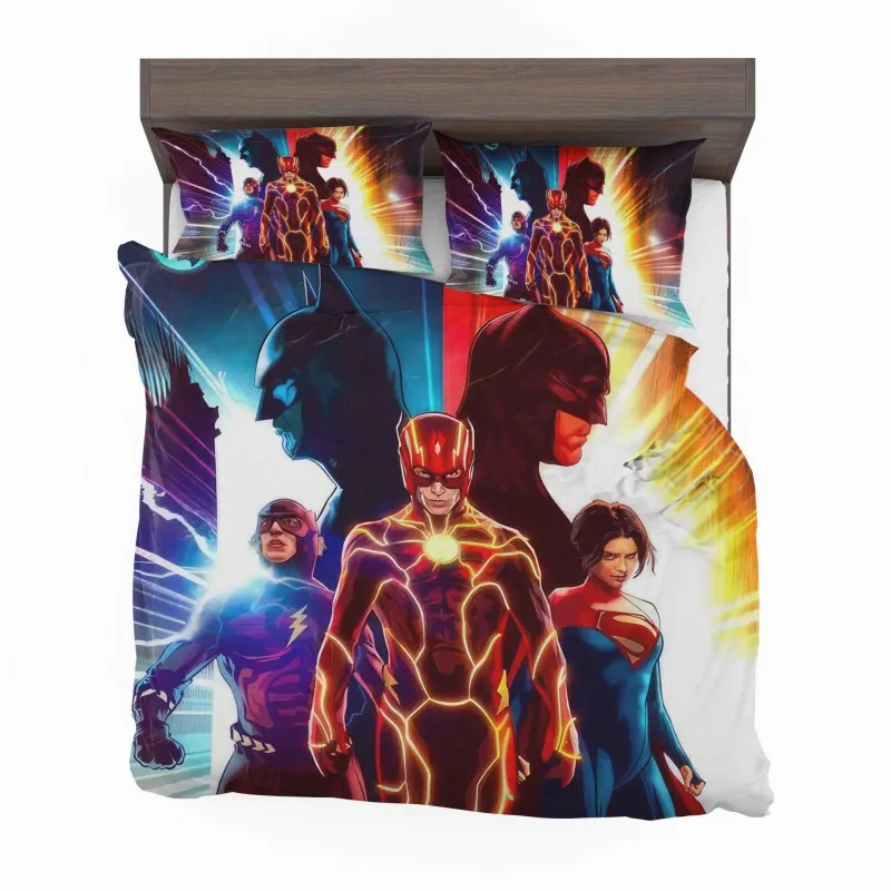 Alternative view of The Flash Movie Speed Force Unleashed Bedding Set - Custom Bedding Set
