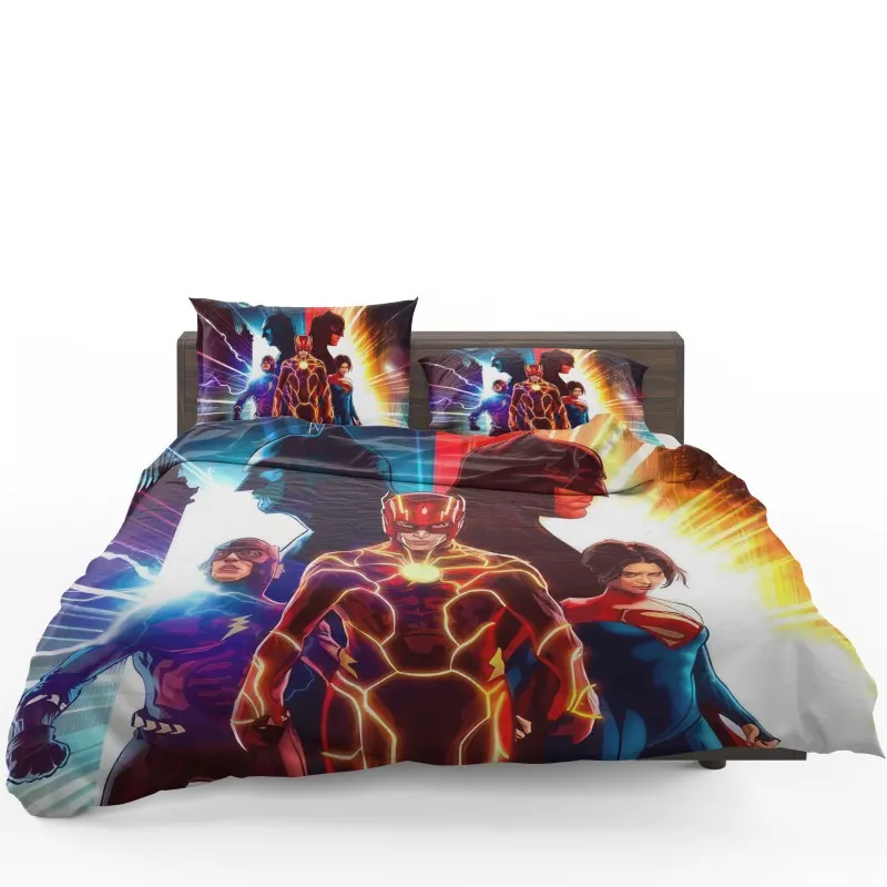 The Flash Movie Speed Force Unleashed Bedding Set - Custom Bedding Set