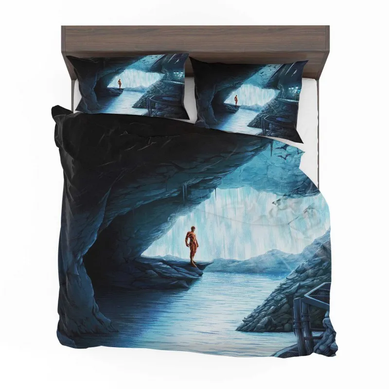 Alternative view of The Flash Movie Speedsters Journey Bedding Set - Custom Bedding Set