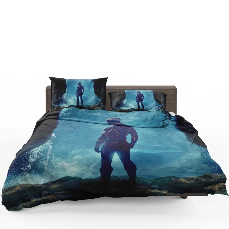 The Flash Worlds Collide Bedding Set - Custom Bedding Set