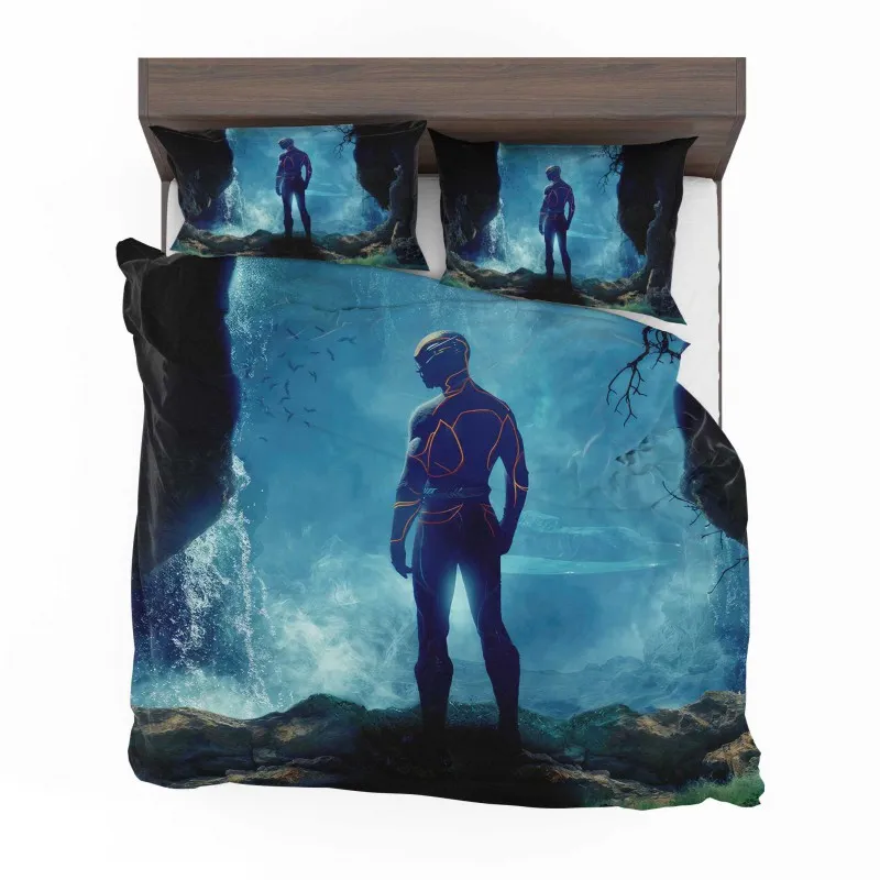 Alternative view of The Flash Worlds Collide Bedding Set - Custom Bedding Set