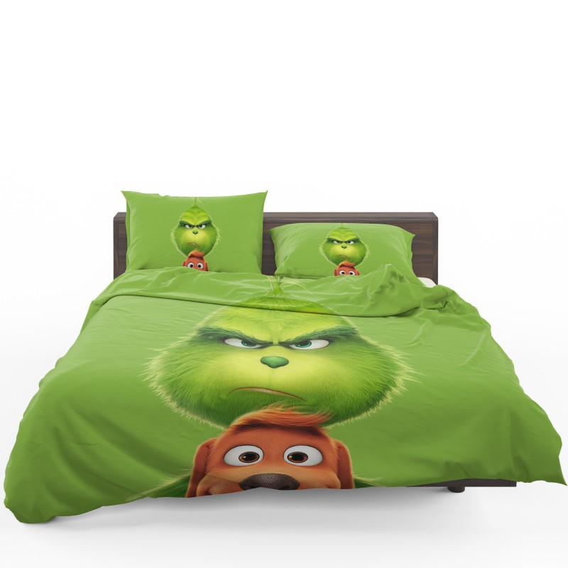 The Grinch Movie Bedding Set - Custom Bedding Set