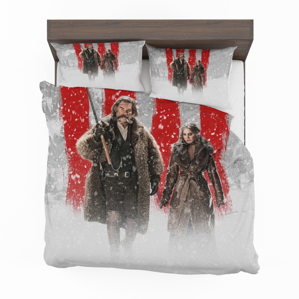 Alternative view of The Hateful Eight Movie Jennifer Jason Leigh Kurt Russell Bedding Set - Custom Bedding Set