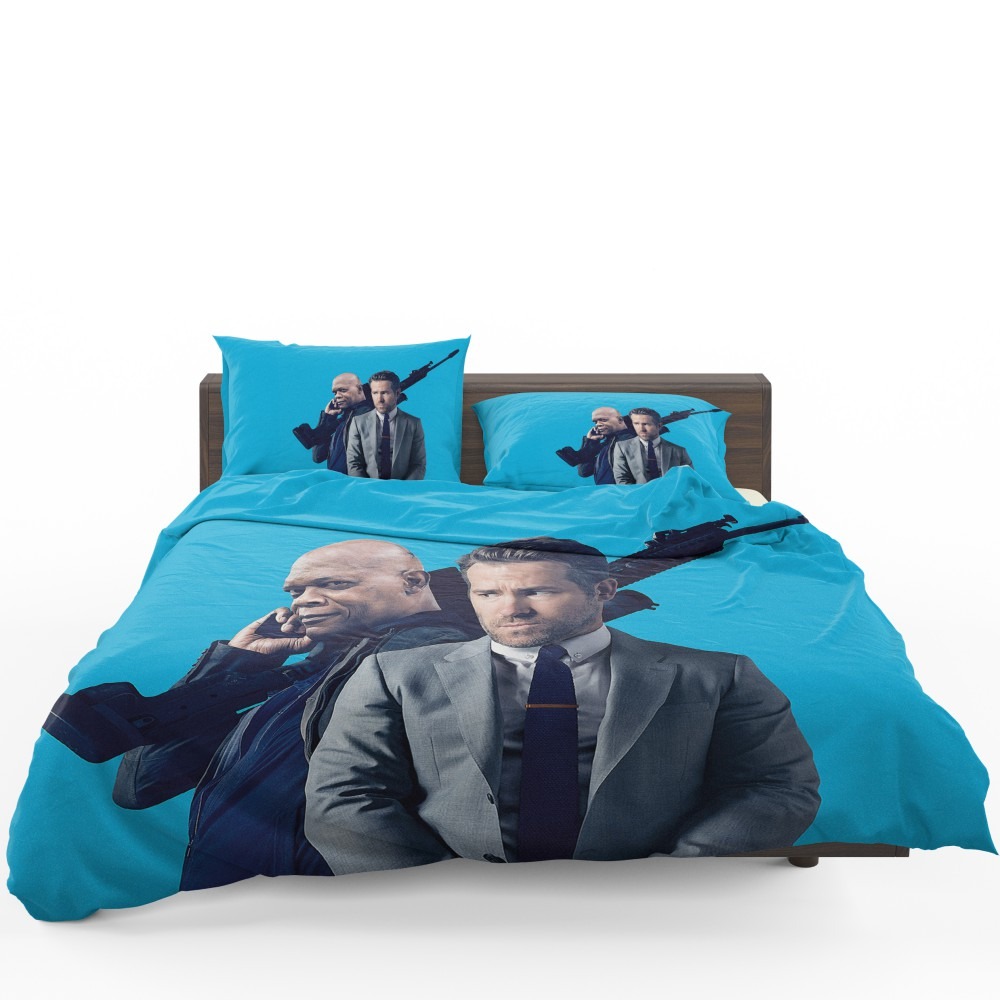 The Hitman's Bodyguard Movie Ryan Reynolds Samuel L Jackson Bedding Set - Custom Bedding Set