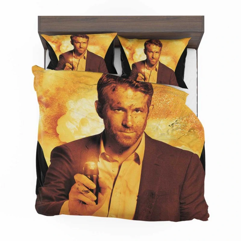 Alternative view of The Hitmans Wifes Bodyguard Movie Ryan Reynolds Bedding Set - Custom Bedding Set
